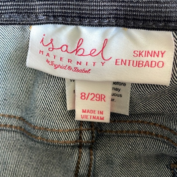 Ingrid & Isabel Navy Skinny Jeans - Picture 4 of 5